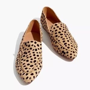 NWT Madewell Frances Loafer Dotted Calf Hair